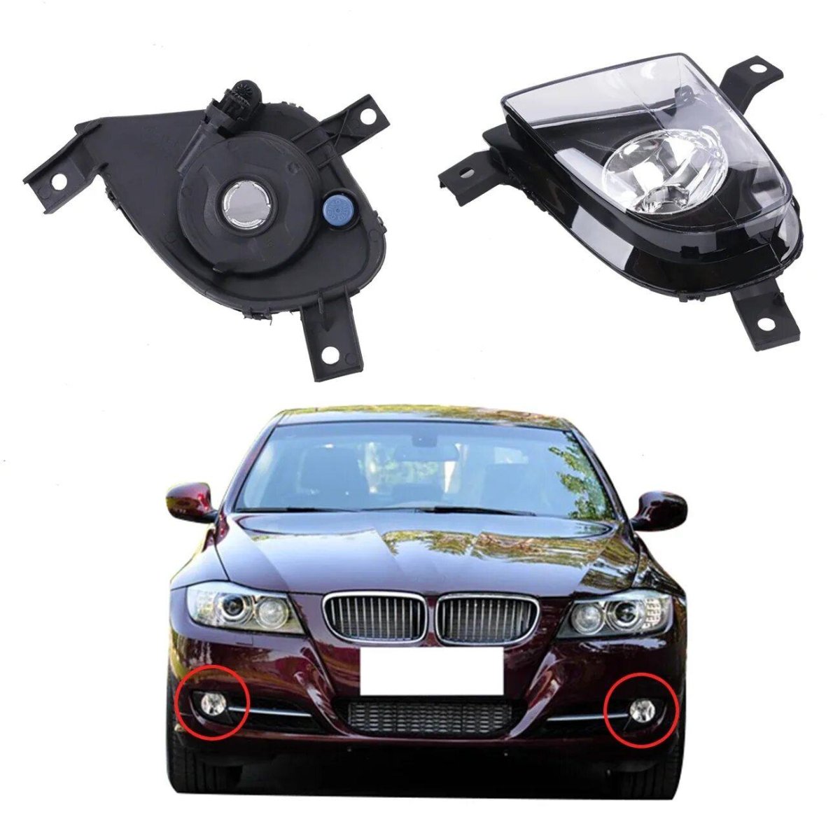 Противотуманки BMW e90 led