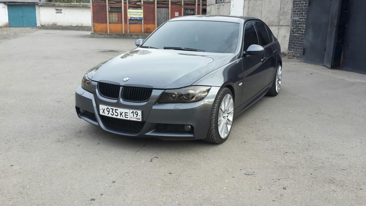 Тонировка фар е90