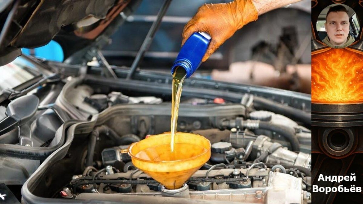 Моторное масло в двигателе