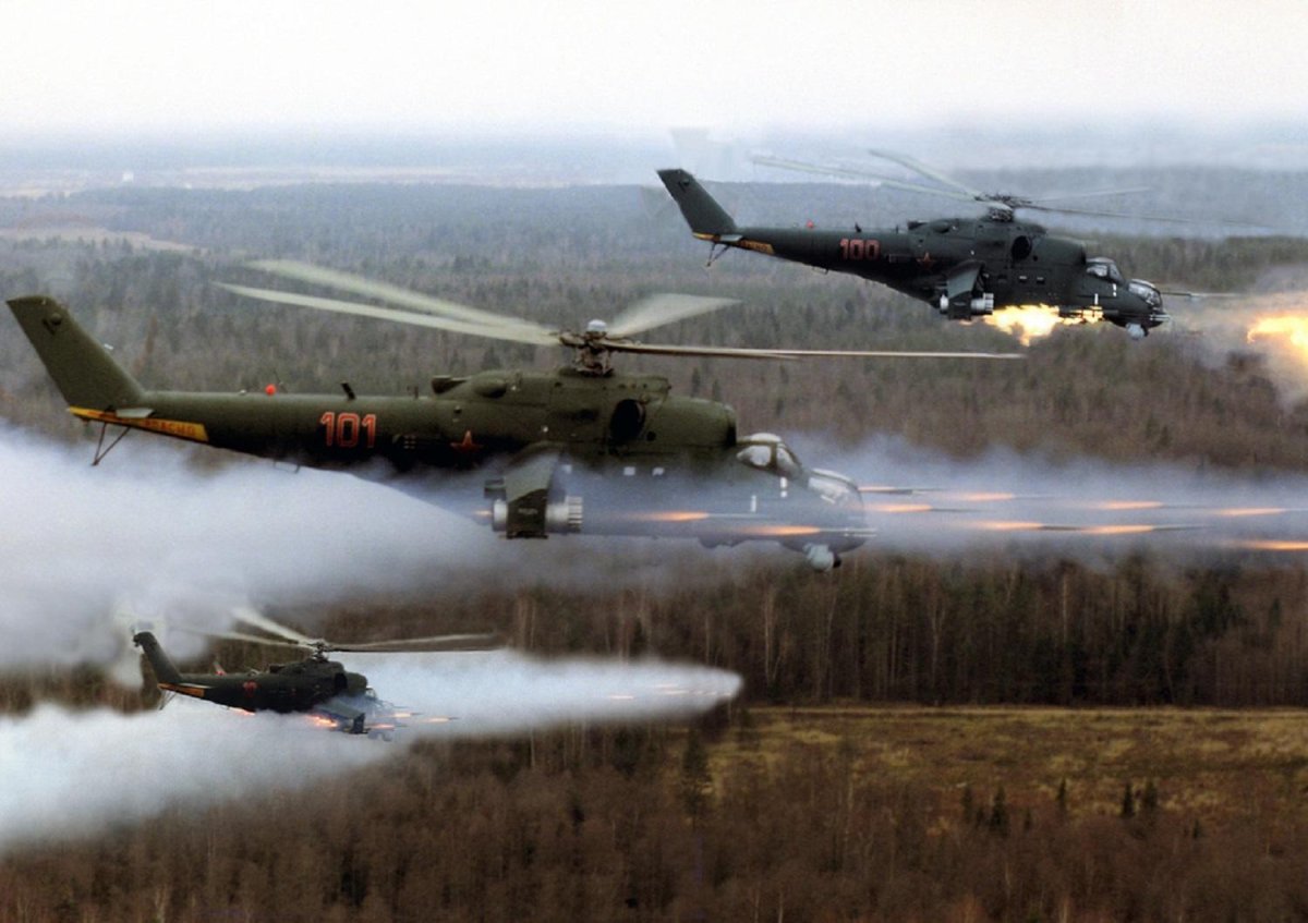 Боевой вертолёт ми-24