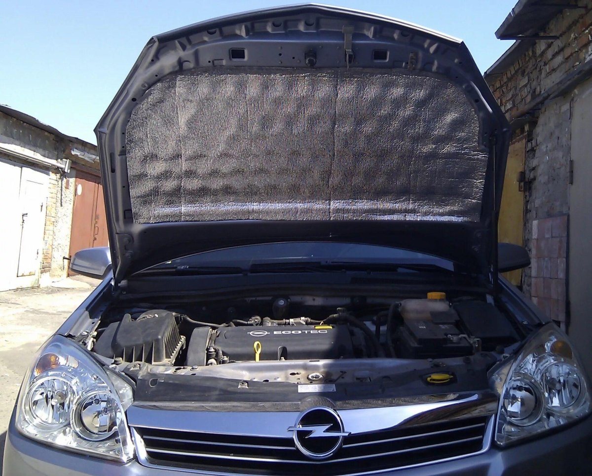 Утеплитель капота Opel Astra h
