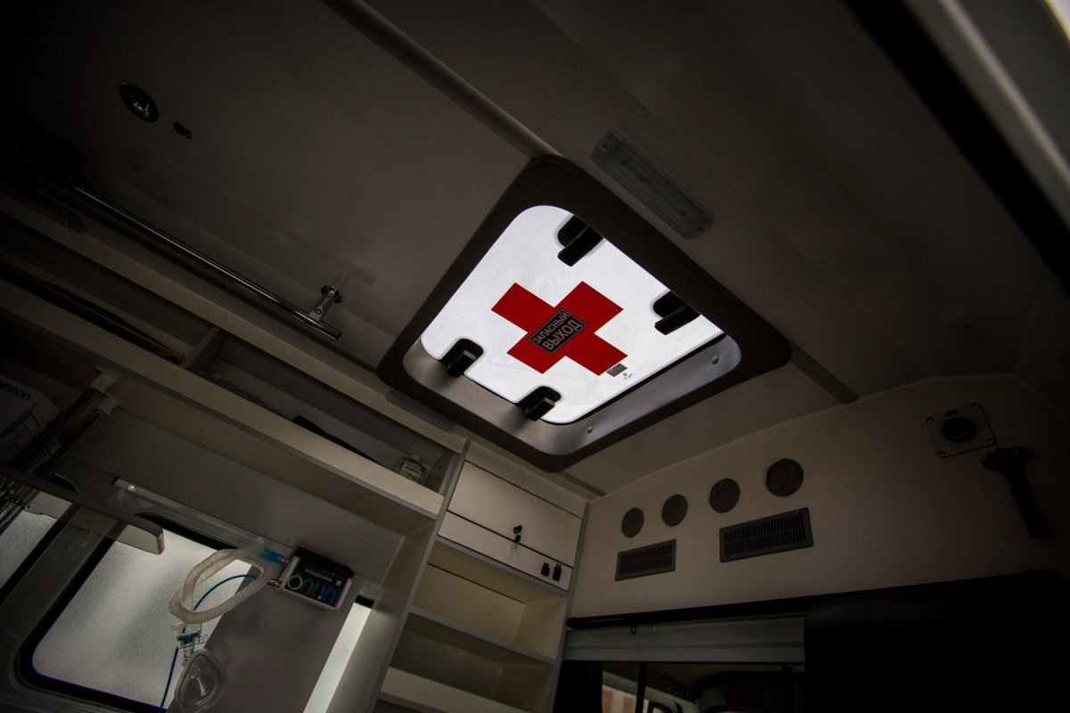 Машина скорой помощи изнутри