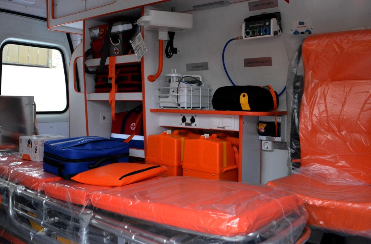 Оснащение машины скорой помощи