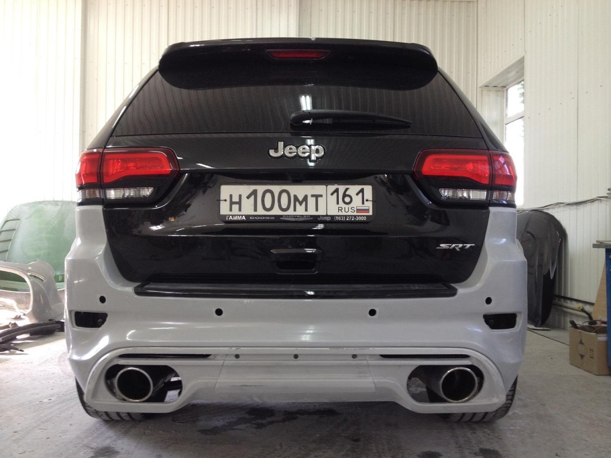 Srt выхлоп Jeep Grand Cherokee