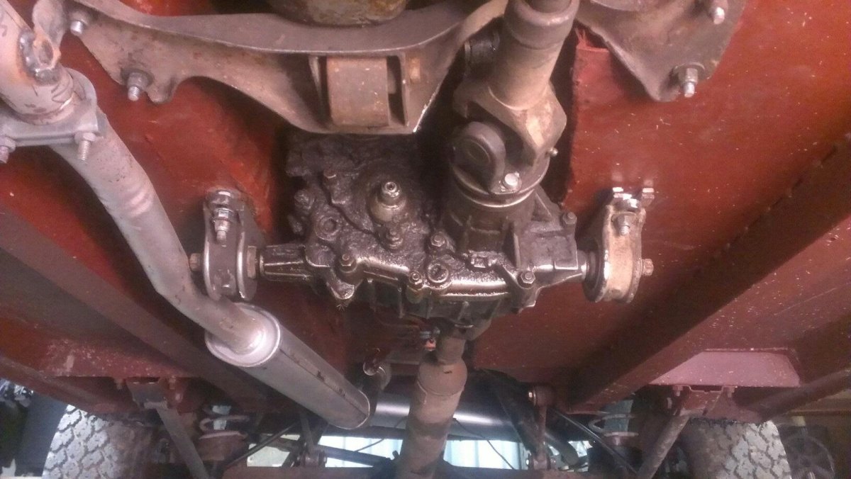 Раздатка Нива вид снизу