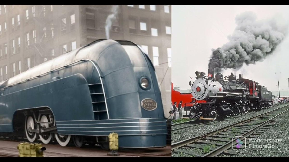 Паровоз стримлайнер Mercury 1936