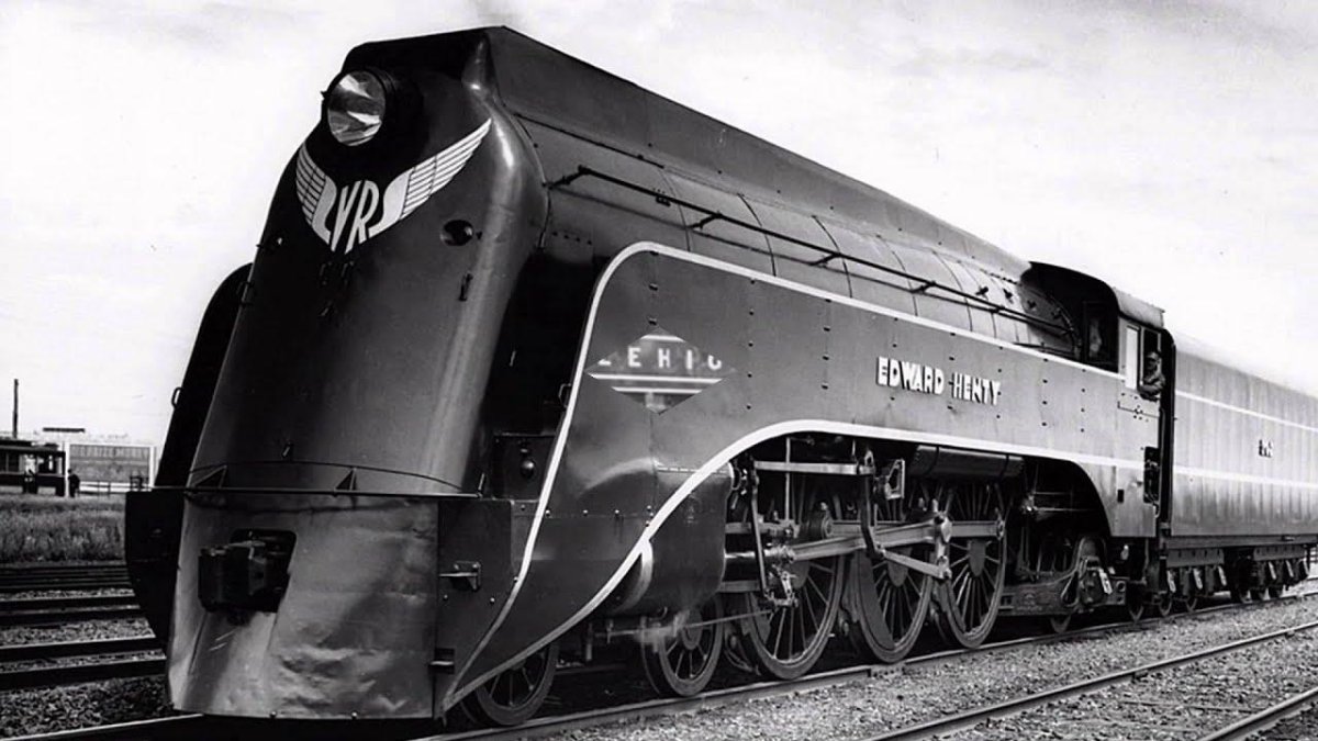 Паровоз стримлайнер Mercury 1936