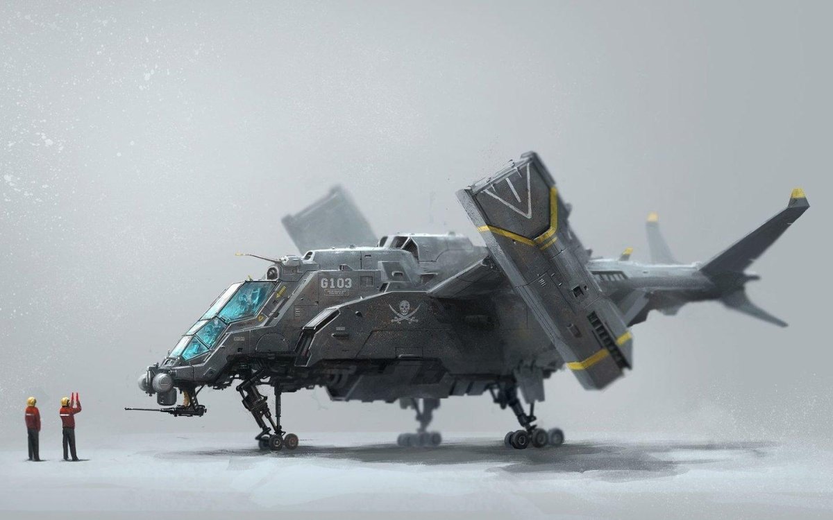 Ганшип будущего концепт