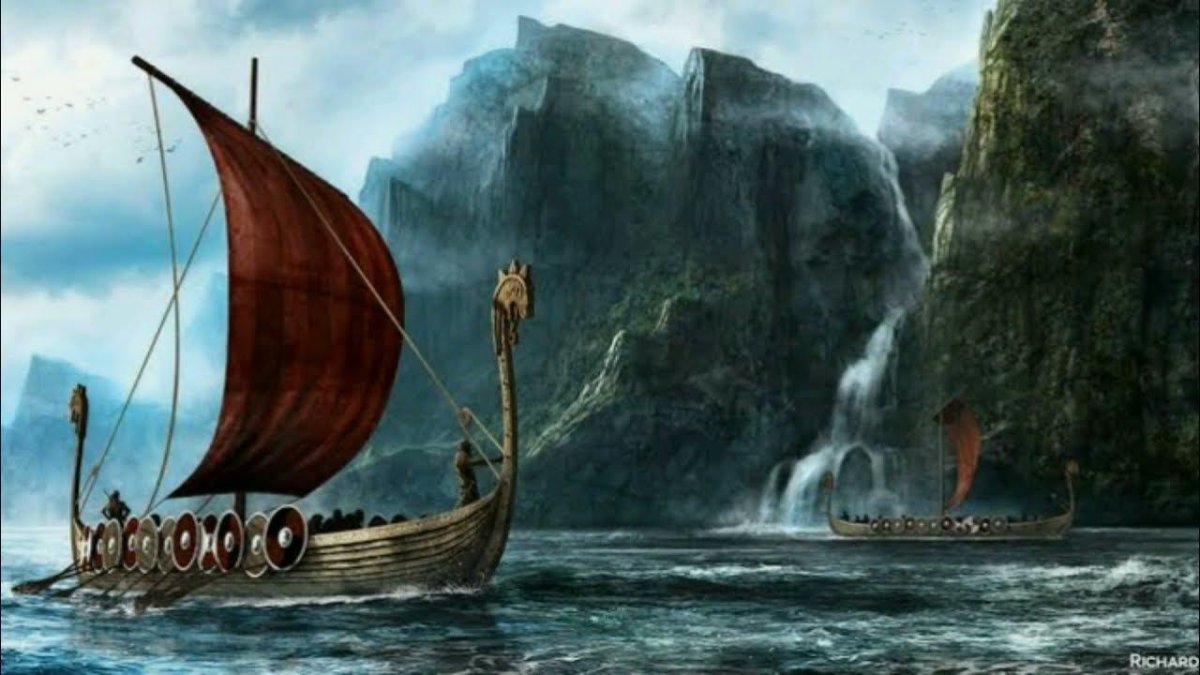 Дракар викингов