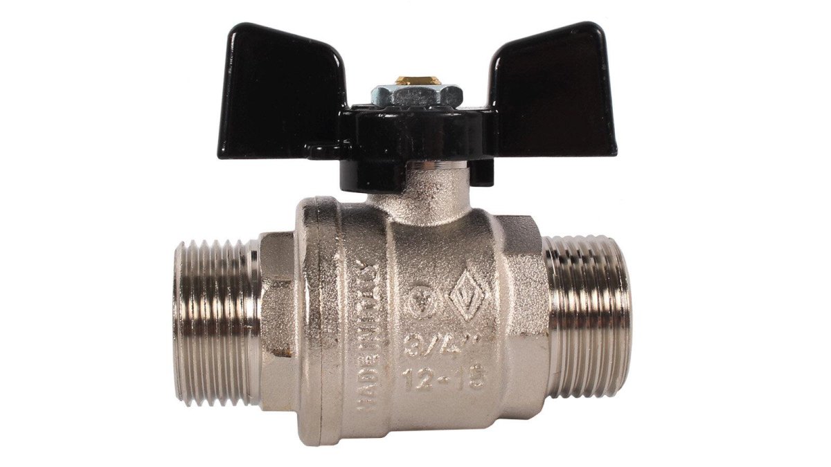 Кран шаровой 3/4" нар-нар VIEIR (бабочка ручка)