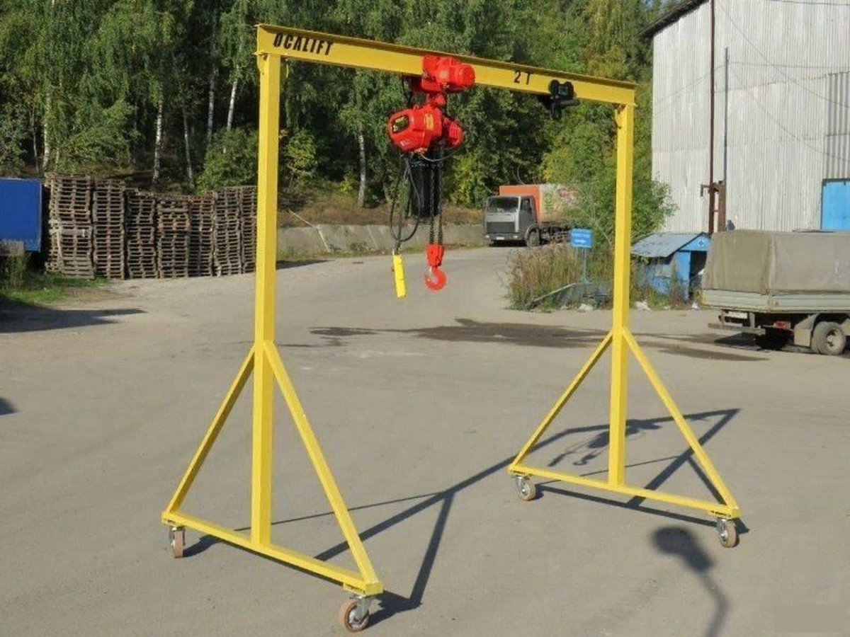 Кран мини козловой МПУ 500кг