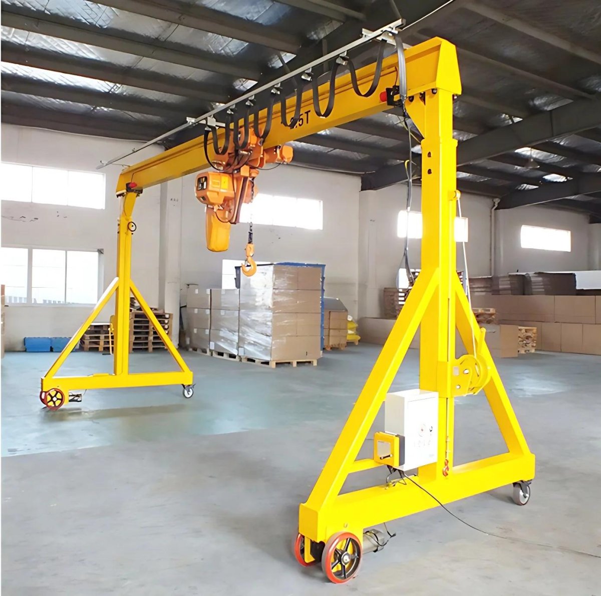 Кран козловой мобильный МПУ 5т