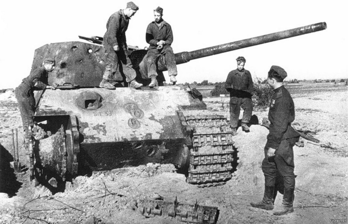 Подбитый Королевский тигр