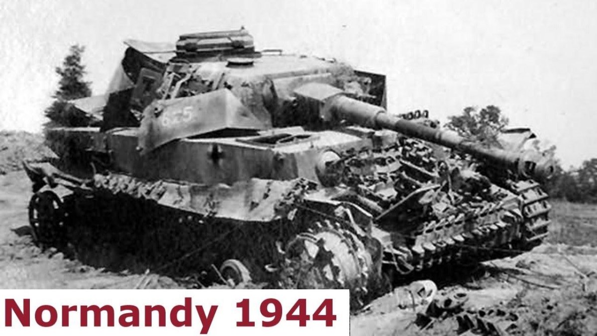 Подбитый немецкий танк т-4