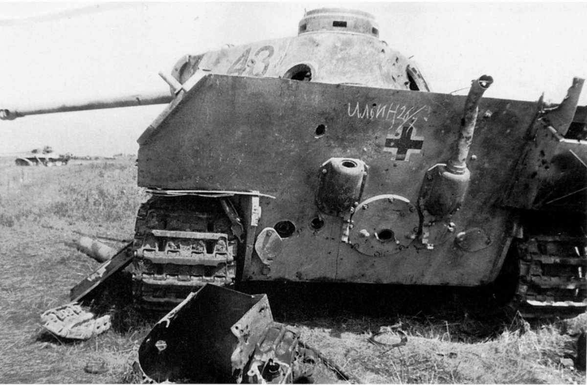 Танк пантера на Курской дуге