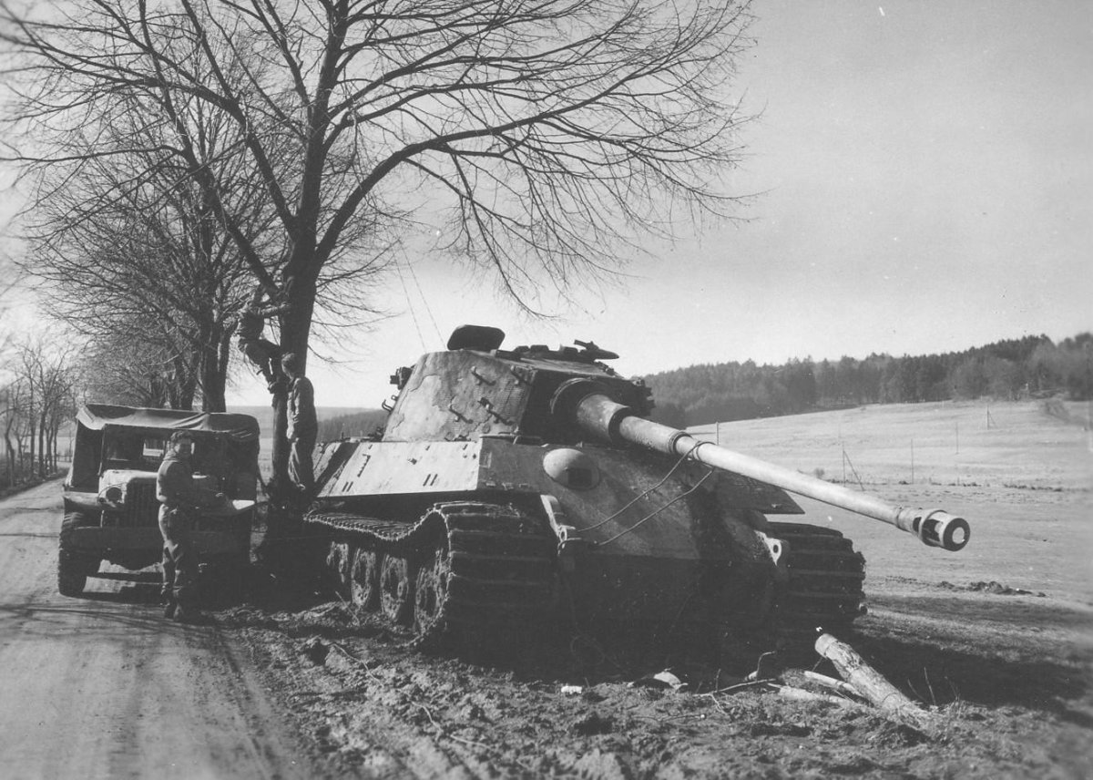 Подбитые танки тигр 2