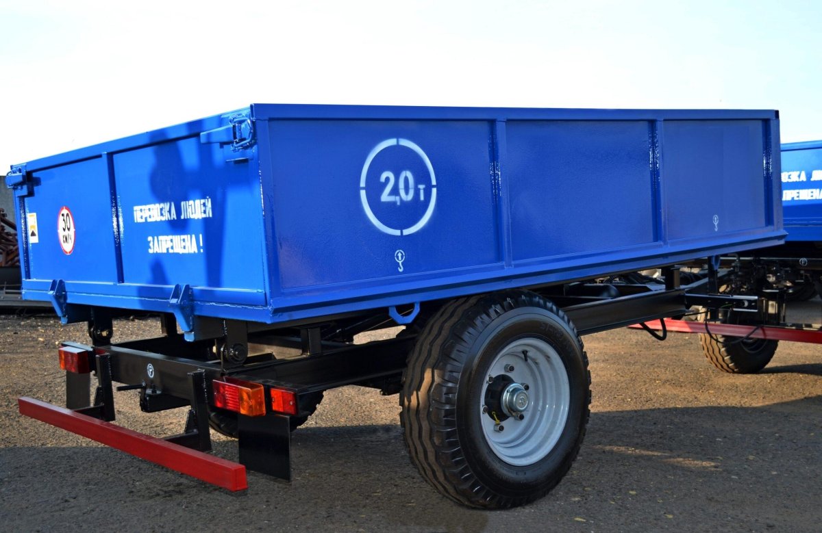 Полуприцеп тракторный самосвальный 1птс-2