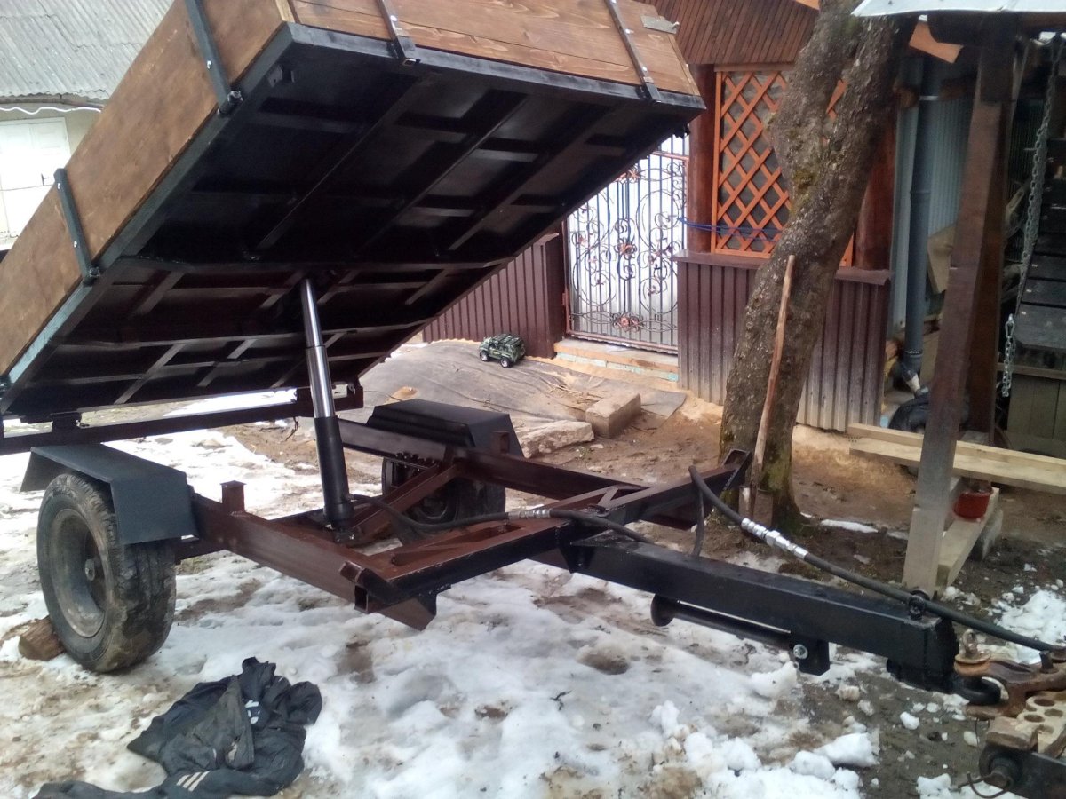 Прицеп тракторный одноосный т-25