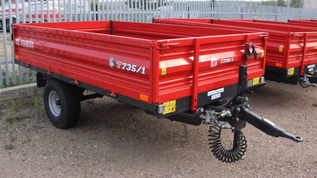 Сельскохозяйственной прицеп Metal-fach t735a — 2,5t