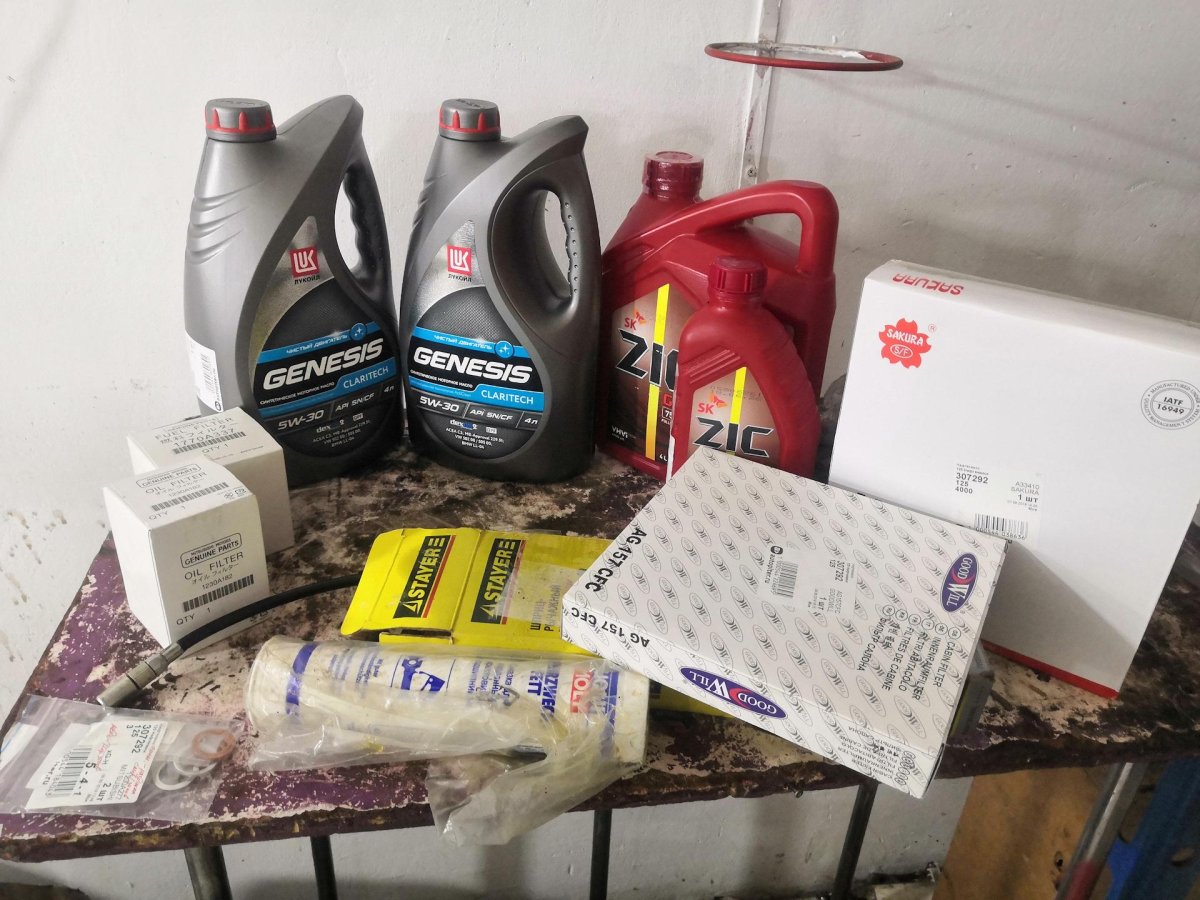 Масло на Митсубиси Паджеро спорт 2.5