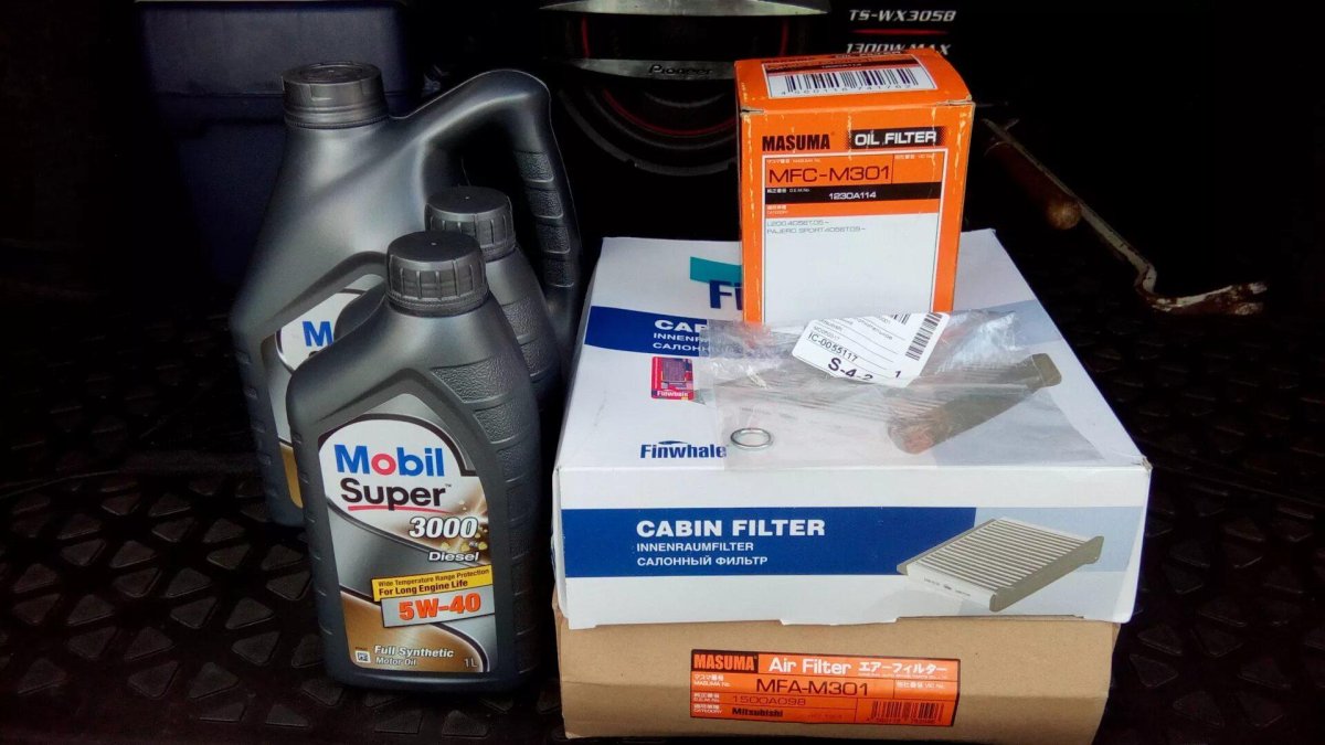 Масло на Митсубиси Паджеро спорт 2.5