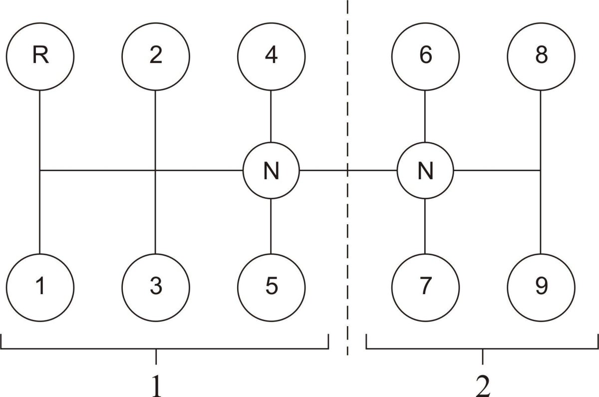 КПП ЗФ 9 КАМАЗ схема переключения передач