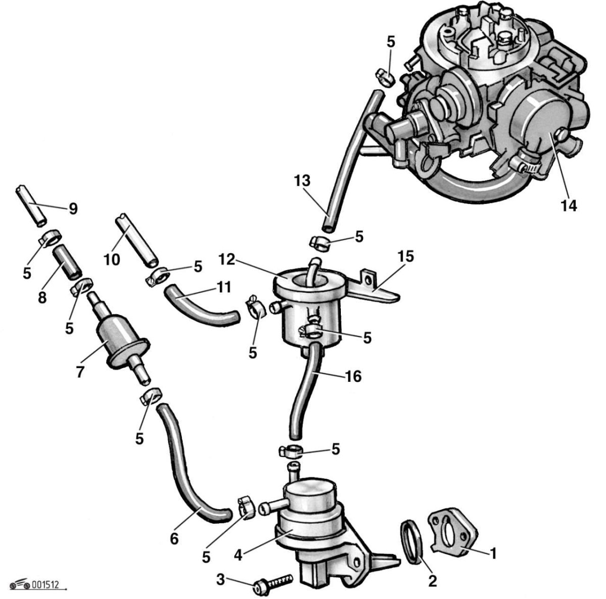Топливная система Volkswagen Golf 1.2
