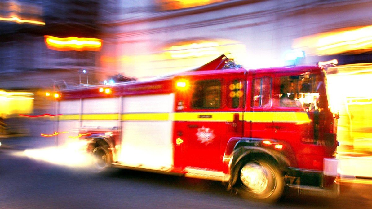 Проблесковый маячок пожарной машины