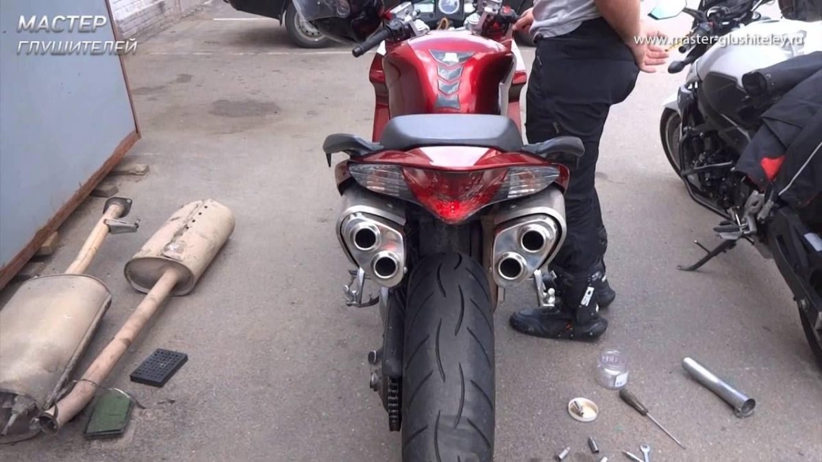 Красивые глушители на мотоцикл
