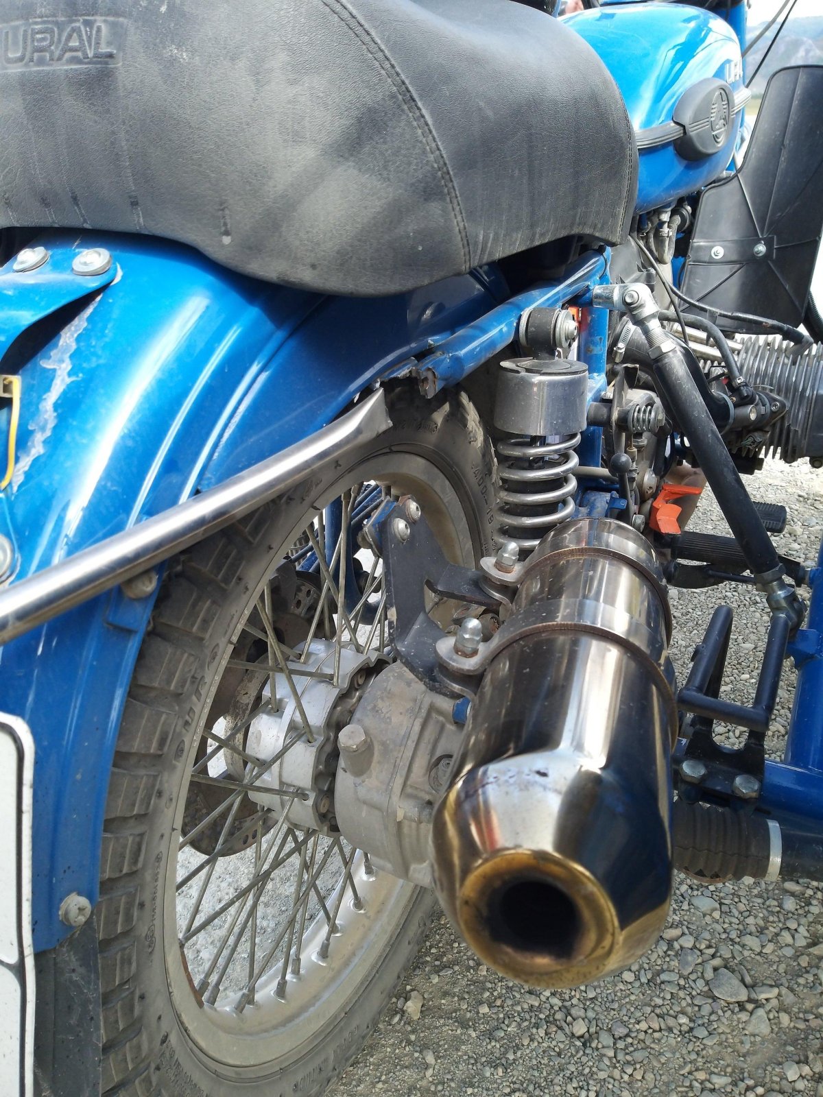 Глушитель мото Урал Соло
