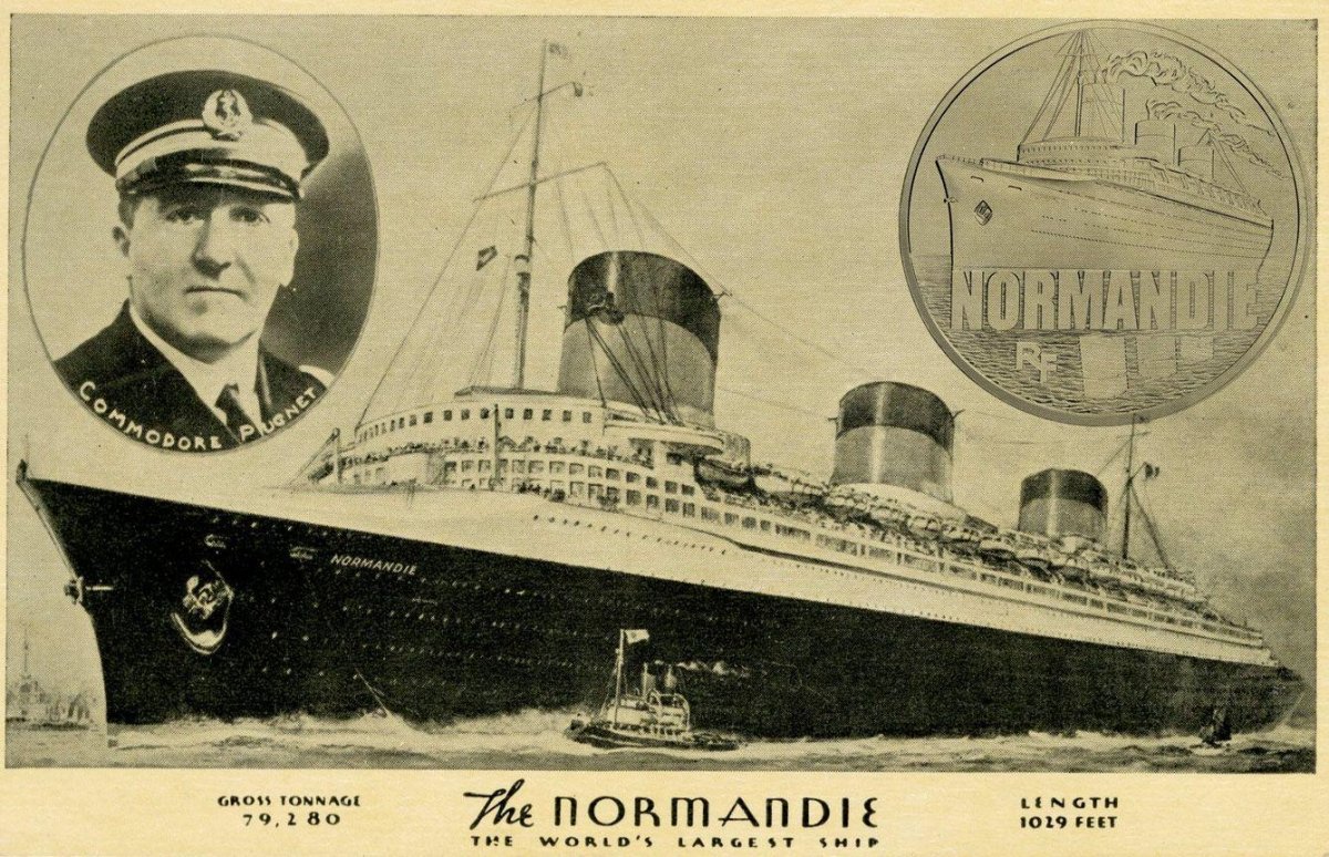 Лайнер Нормандия 1935