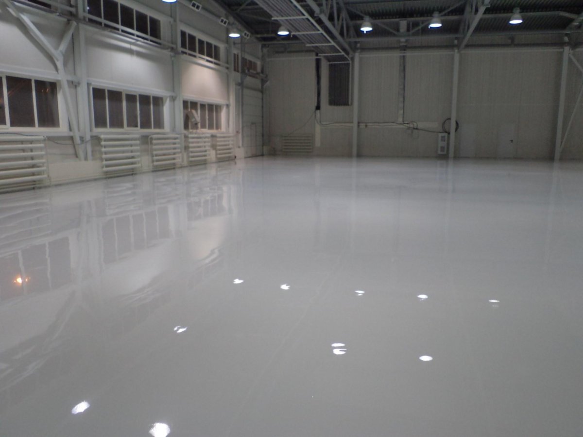 Полиуретановый полимерный наливной пол Элакор