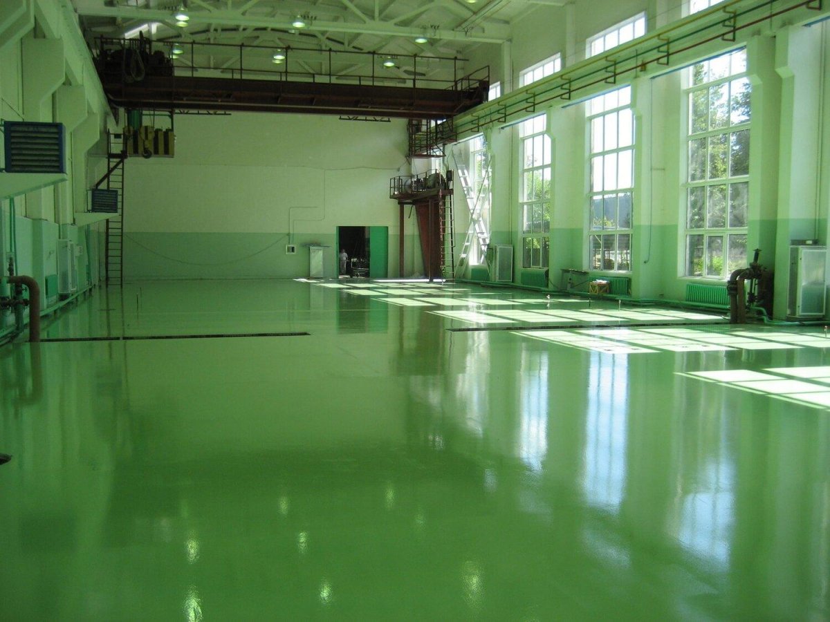Промышленный наливной пол