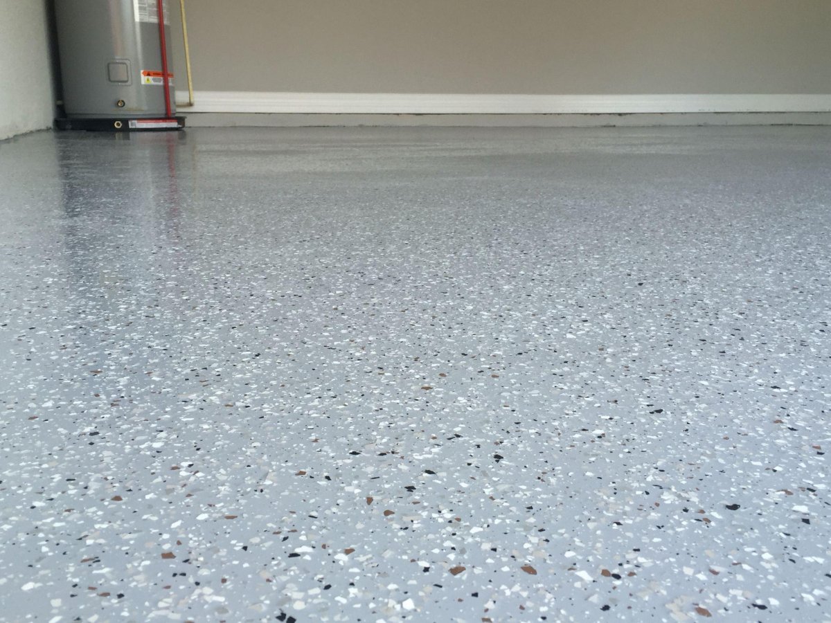 Наливной пол терраццо