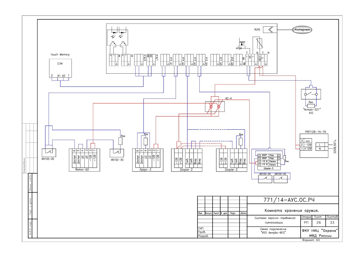 Вупс-к Заря схема подключения