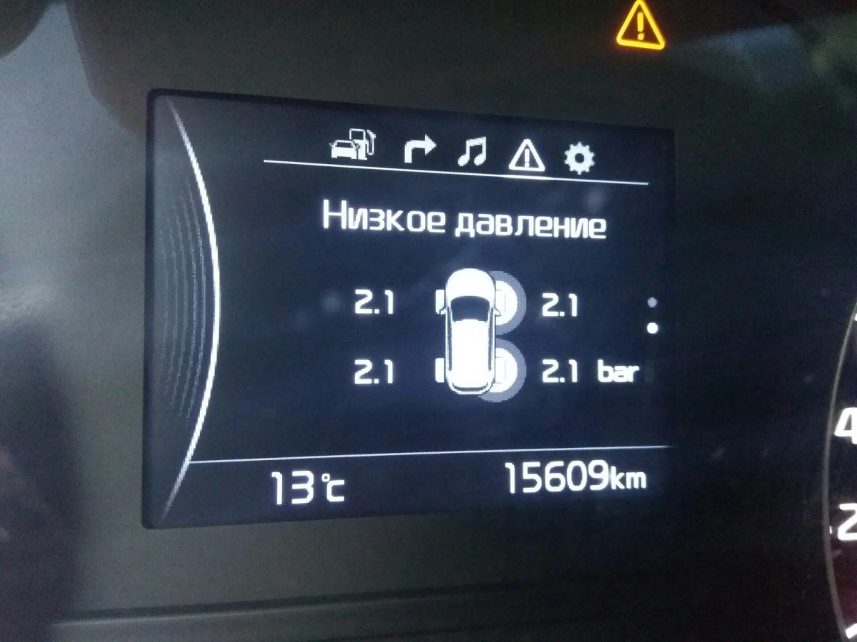 Kia Sportage 2021 датчик давления шин