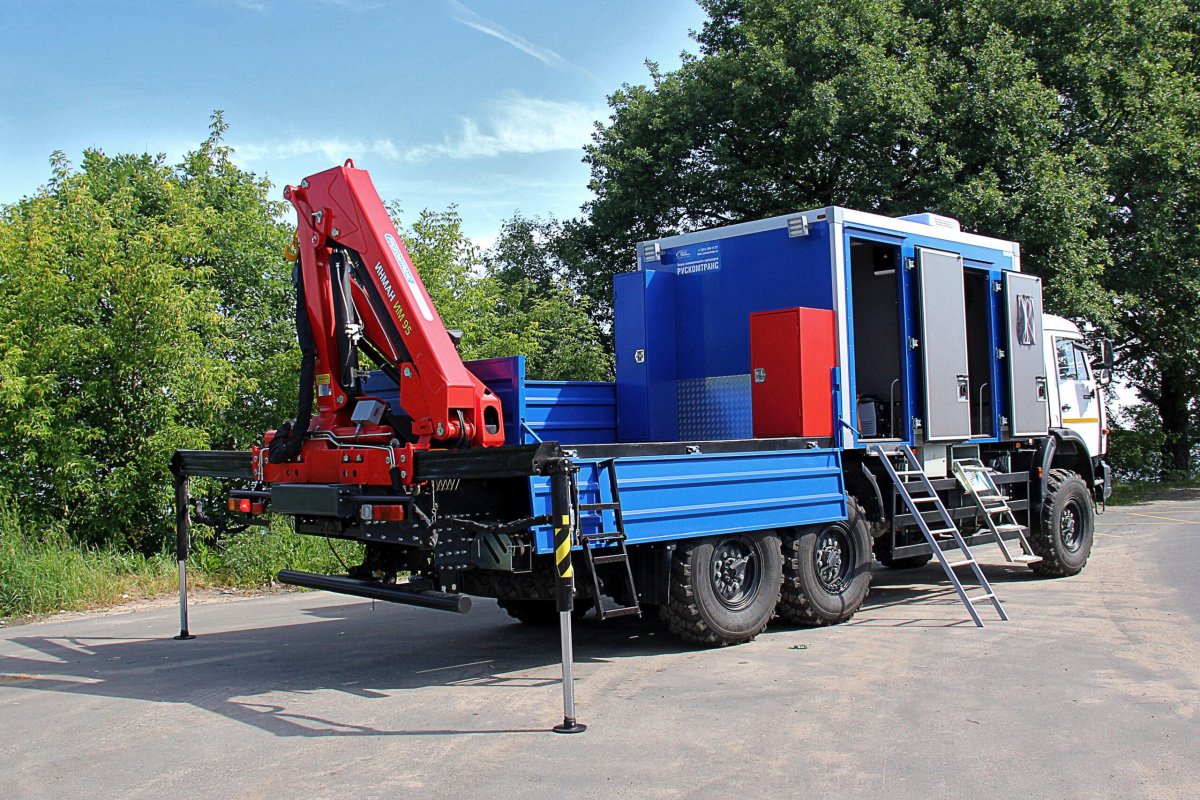 КАМАЗ 43118 ПАРМ С КМУ