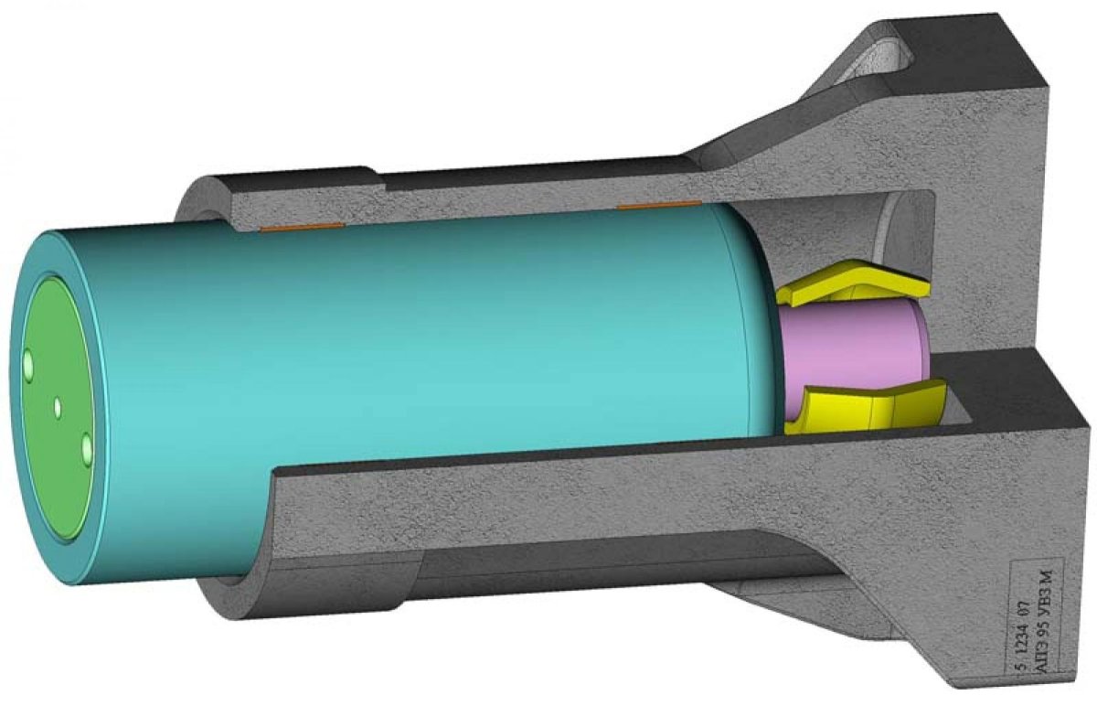 Эластомерный поглощающий аппарат АПЭ-90-А