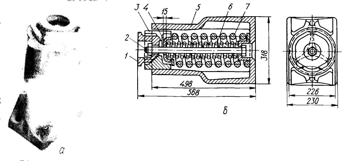 Ш 1 ТМ поглощающий аппарат конструкция