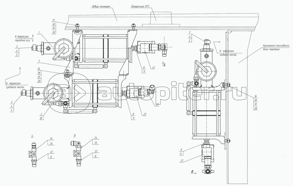 Усилитель тормозной Урал 4320