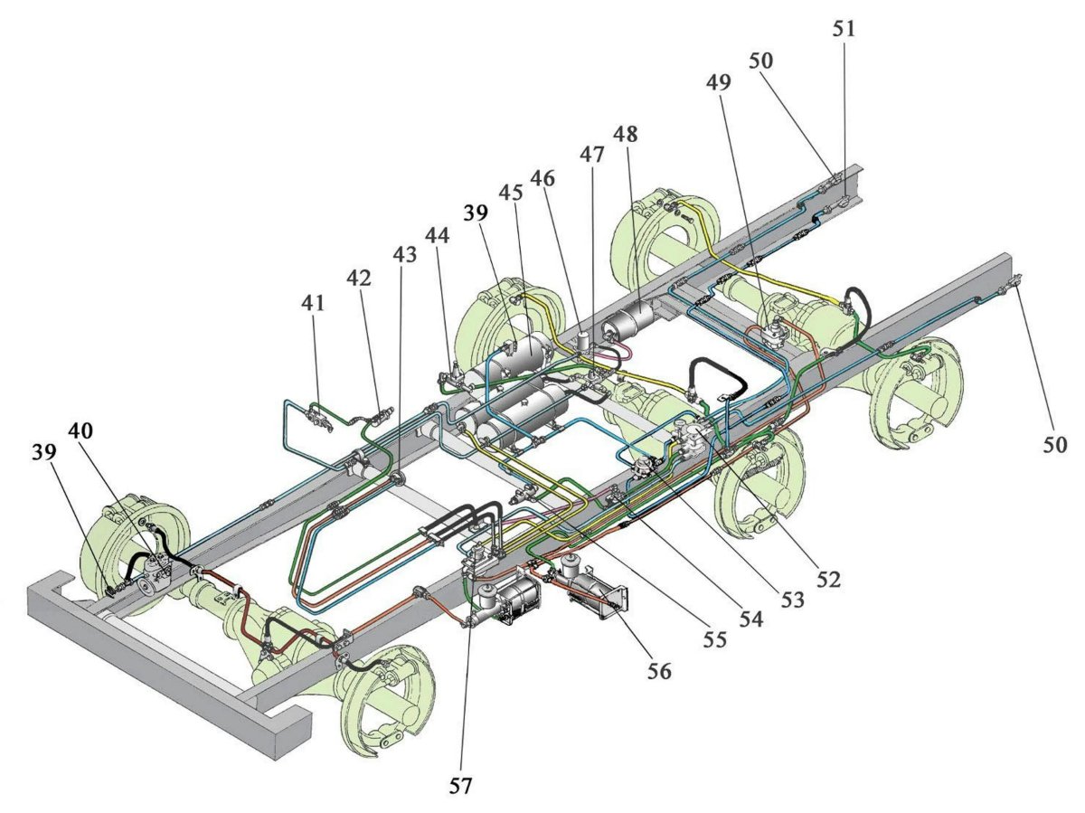 Тормозная система Урал 32551