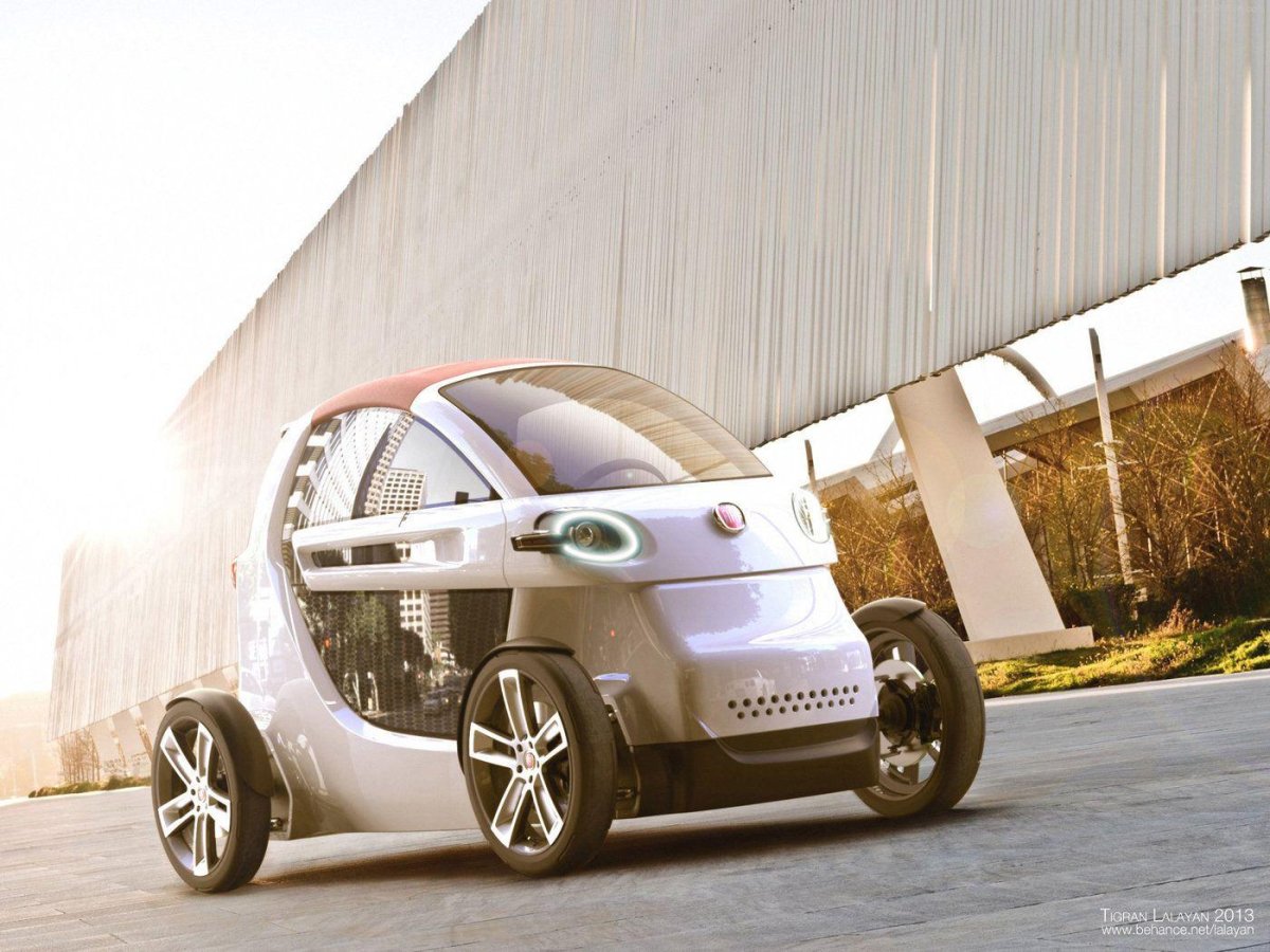 Маленький электромобиль