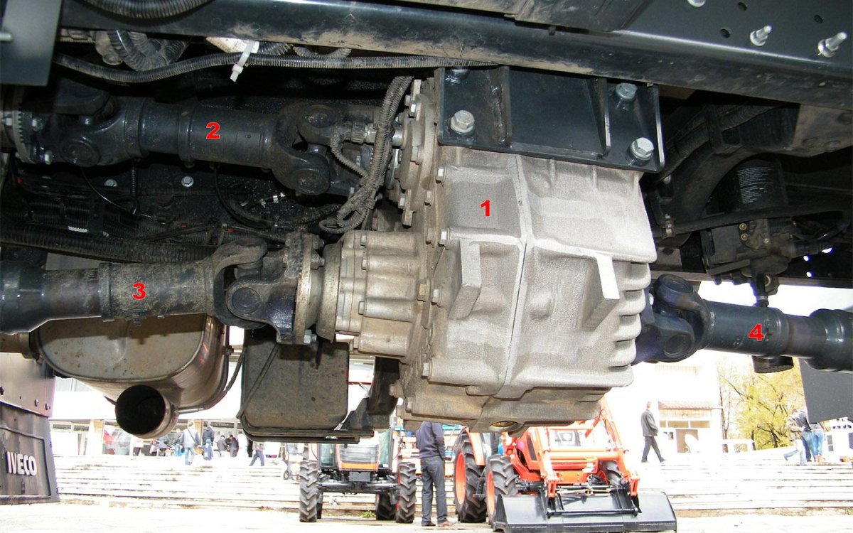 Раздаточная коробка Ивеко Траккер 6х6