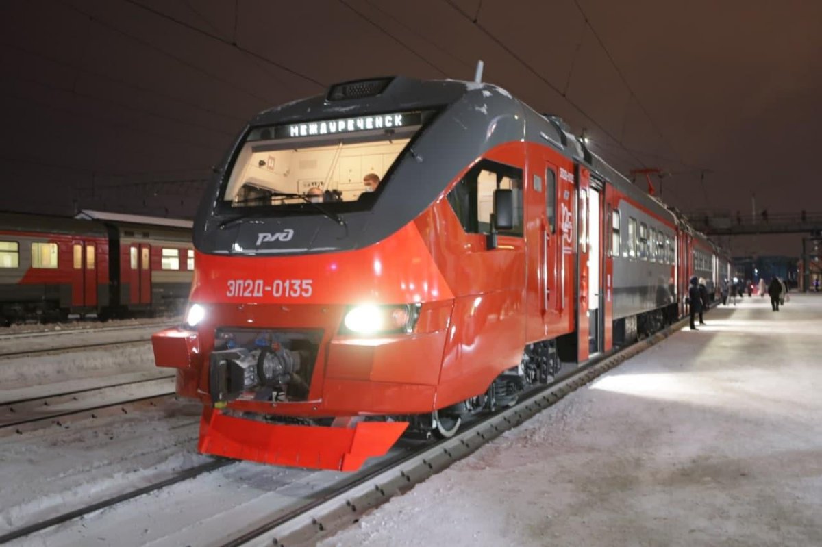 Новая электричка Междуреченск Новокузнецк