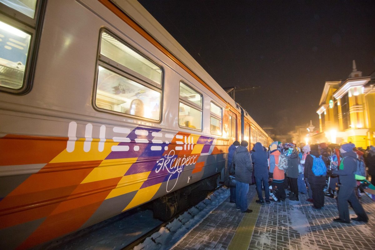 Электропоезд Шерегеш экспресс