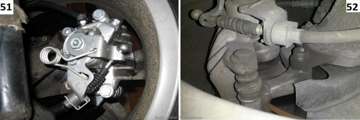 Скоба тросика ручника поло седан