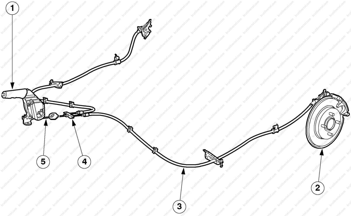 Система ручника Форд фокус 2