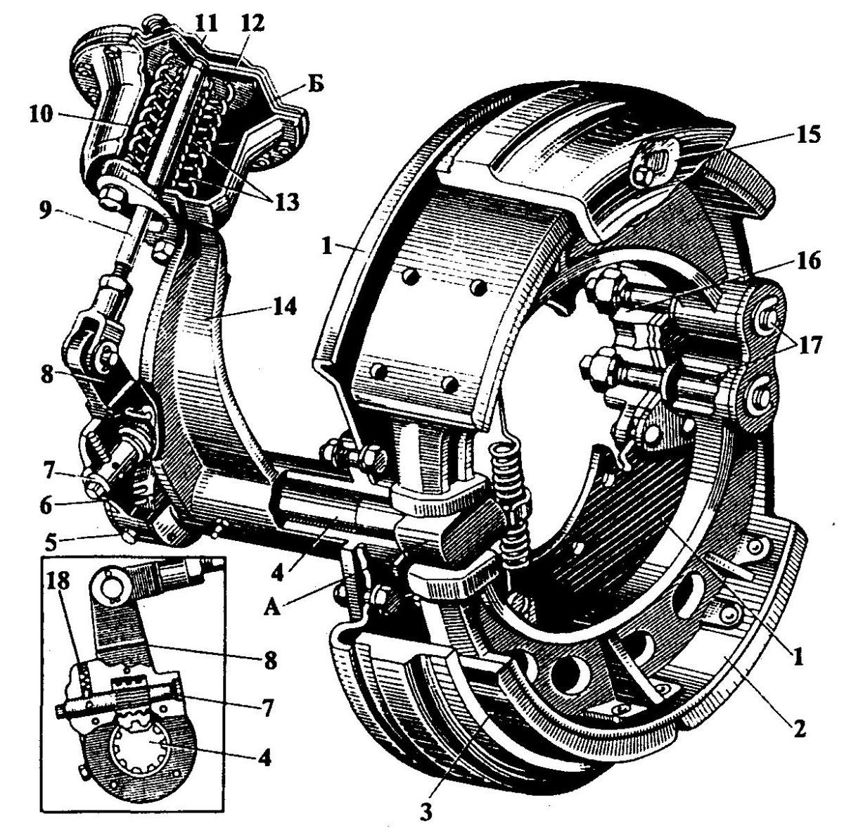 Регулировка тормозов ЗИЛ 131