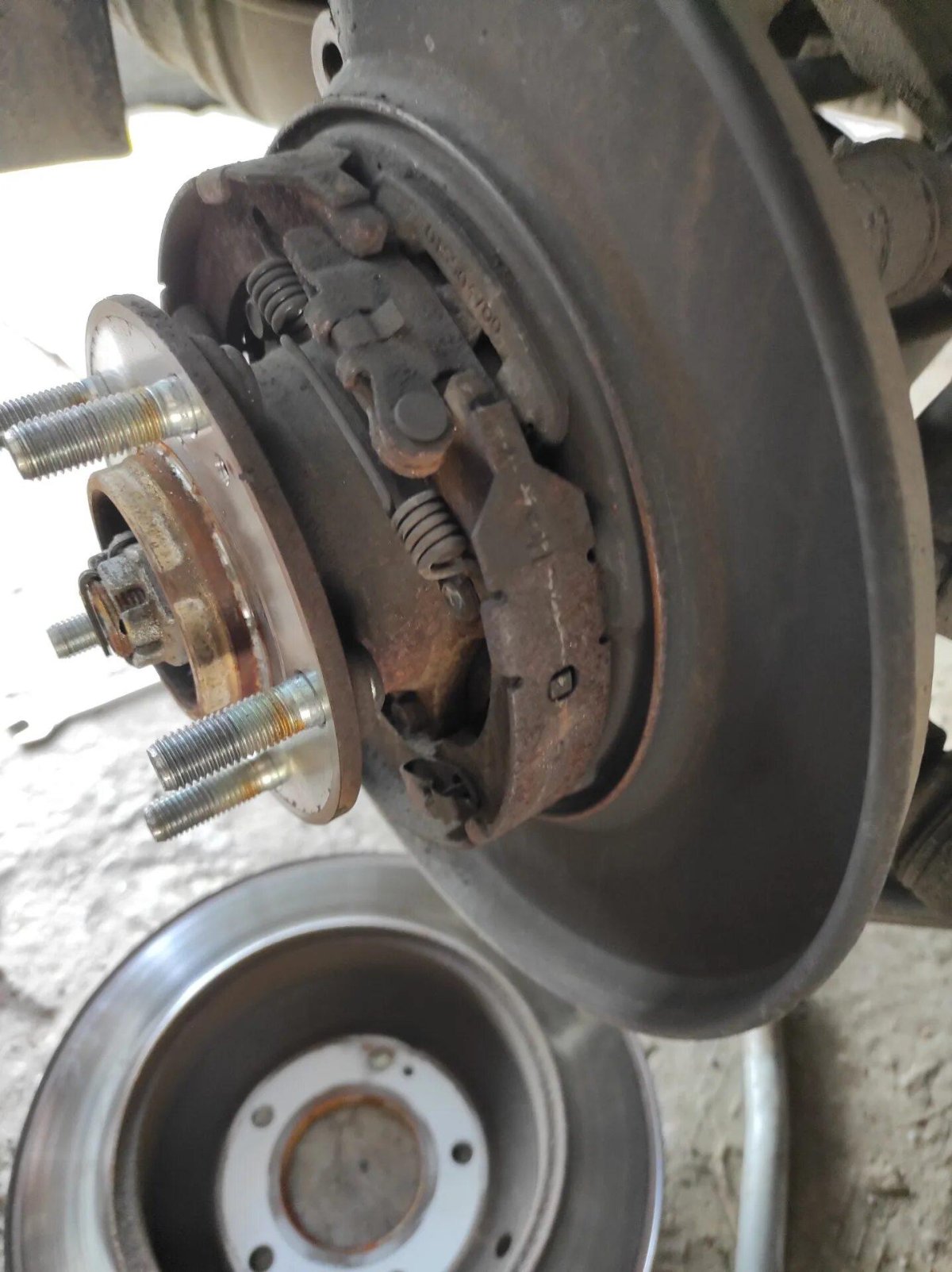 Колодки ручника BYD f3