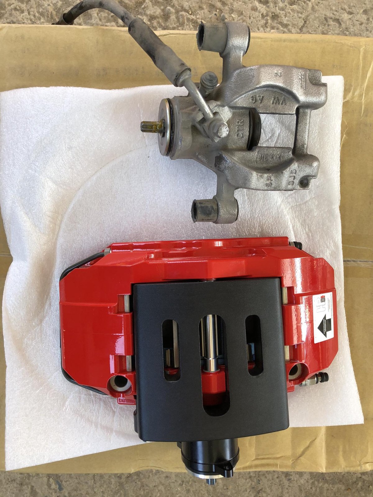 Суппорта с электро ручником на ВАЗ